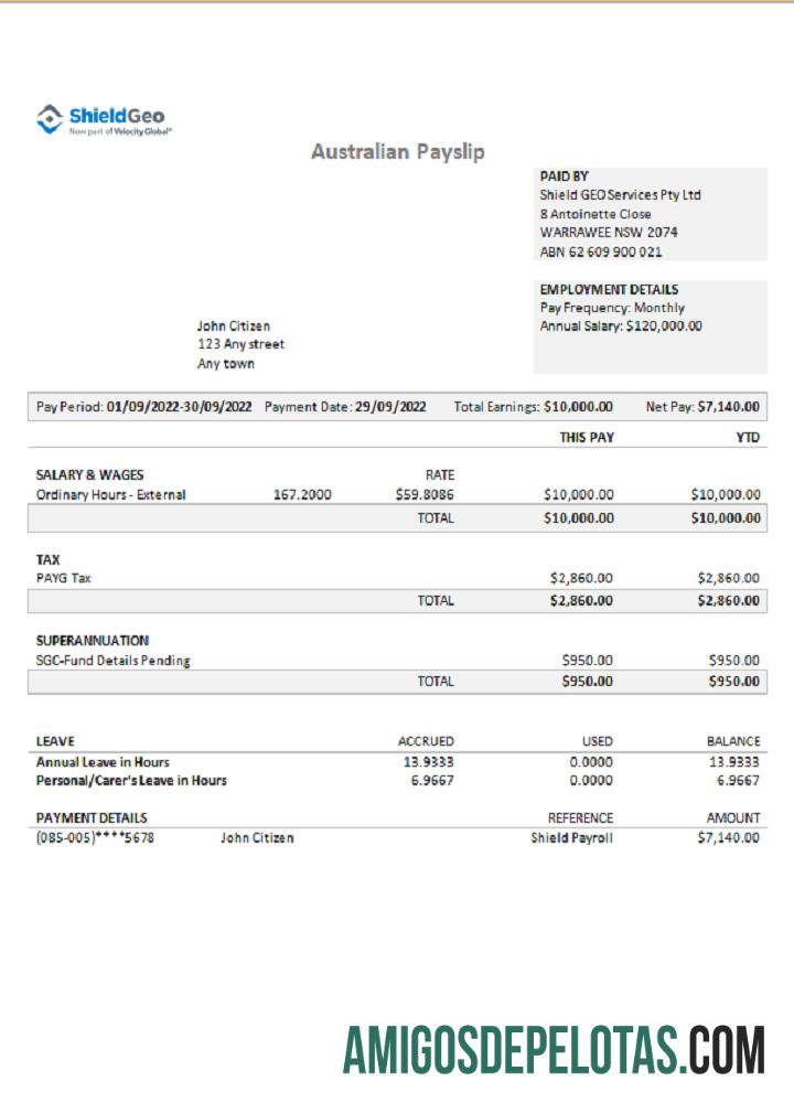 Empresa de consultoria geográfica da Austrália Shield modelo